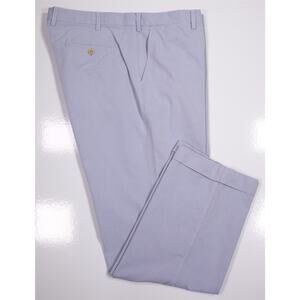 Robert Talbott Carmel Light Blue Cotton Chino Dress Pants Khakis 40x32